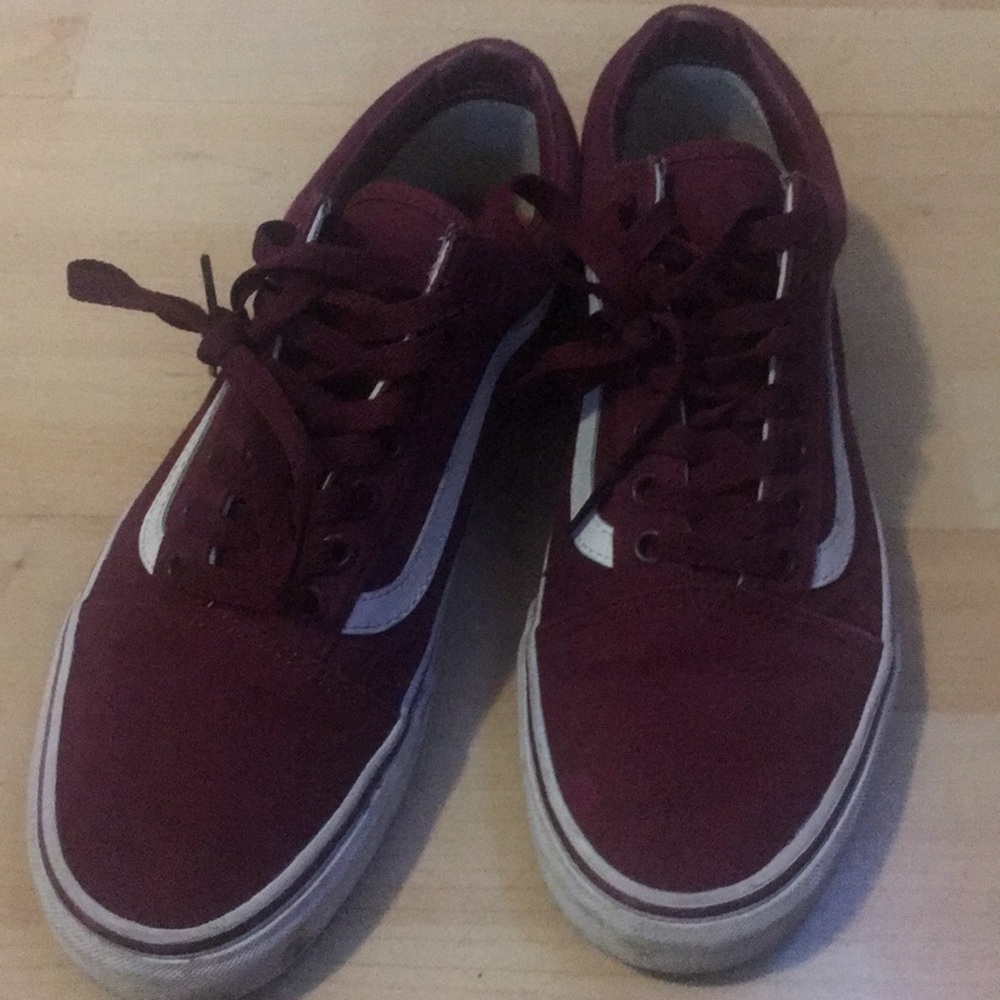 Burgundy VANS